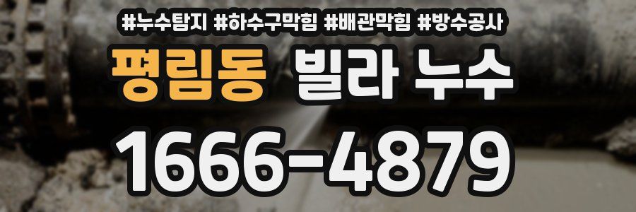 평림동 빌라 누수