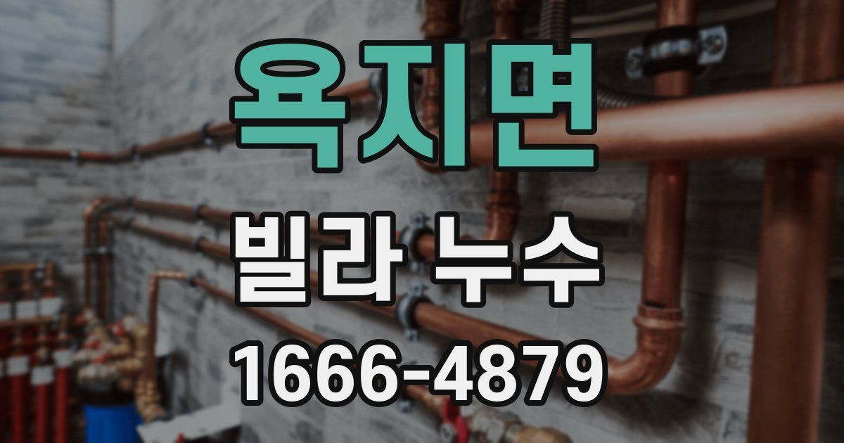 욕지면 빌라 누수