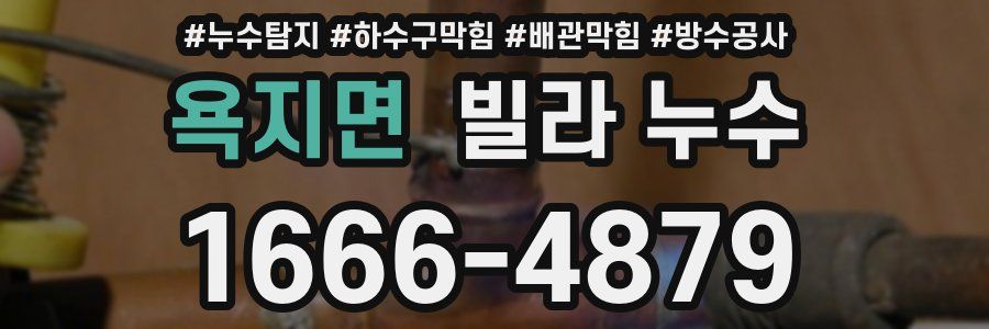 욕지면 빌라 누수