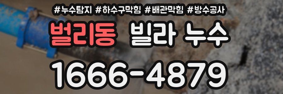 벌리동 빌라 누수