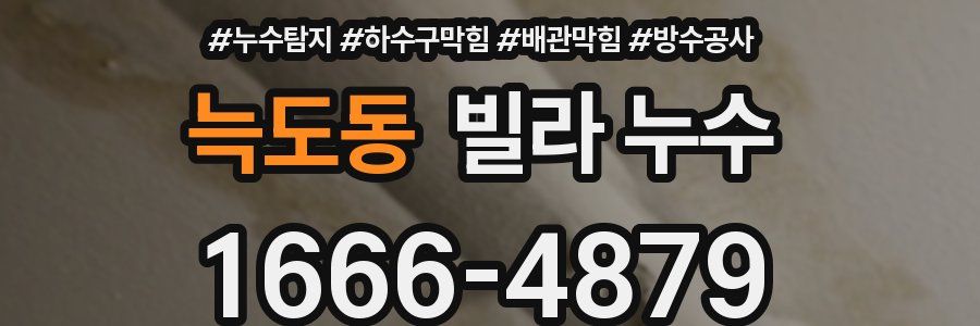 늑도동 빌라 누수