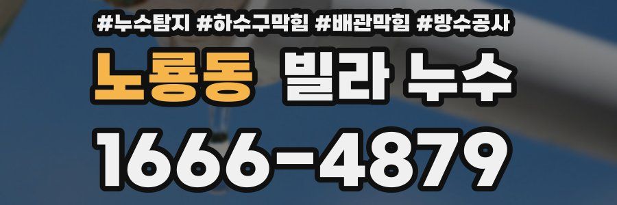 노룡동 빌라 누수