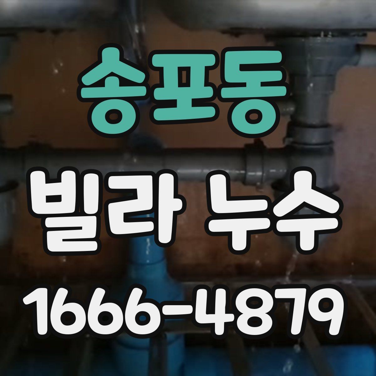 송포동 빌라 누수 천장과 벽면에서 보이는 신호
