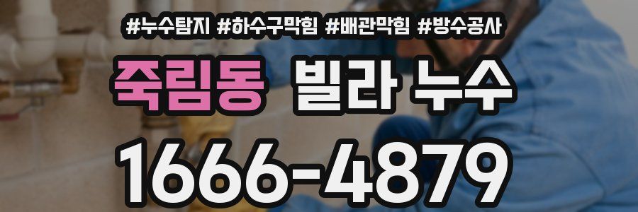 죽림동 빌라 누수