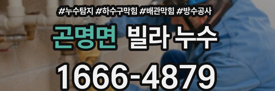 곤명면 빌라 누수
