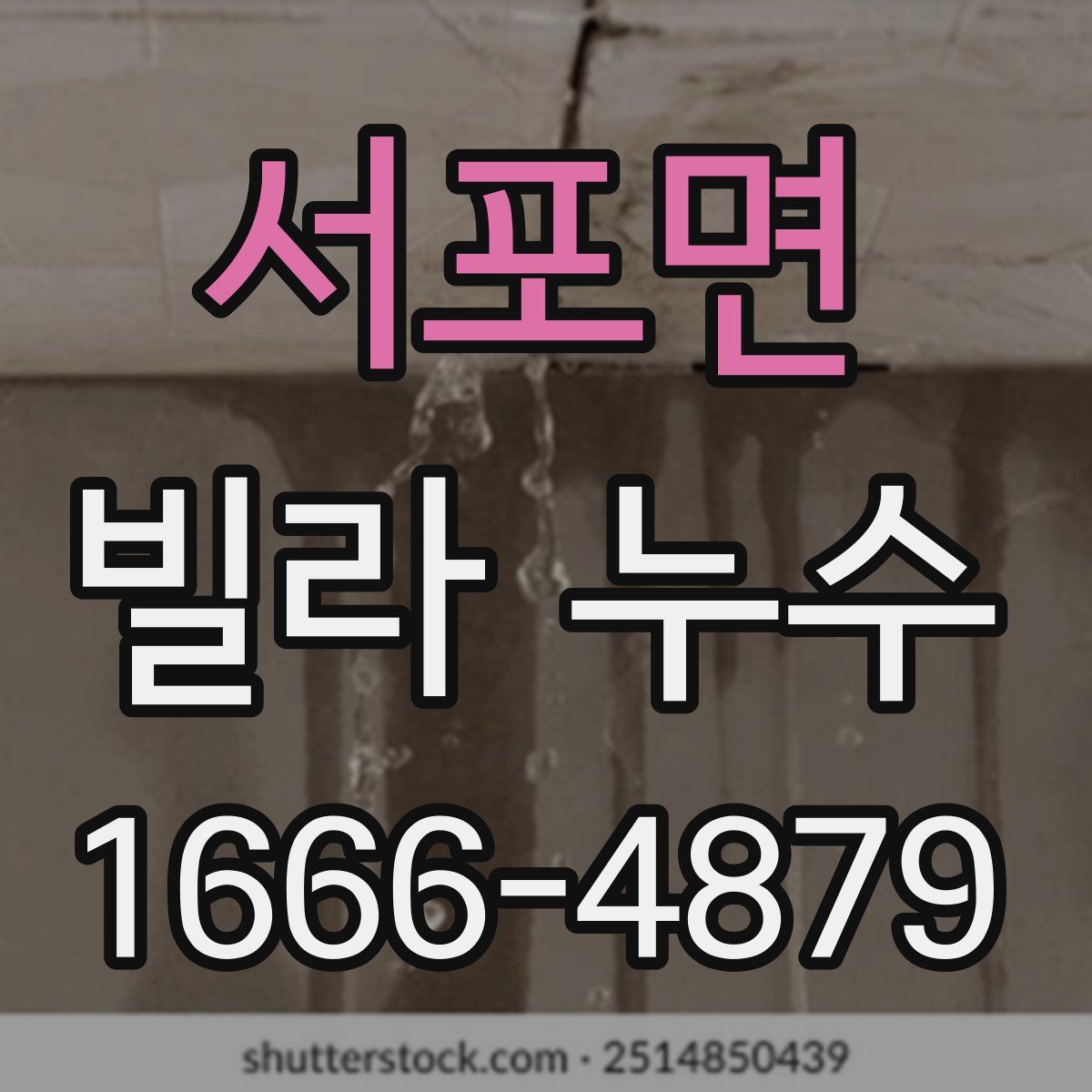 서포면 빌라 누수