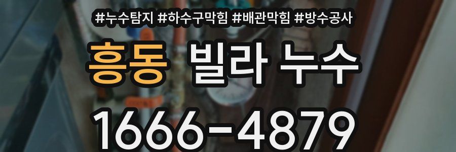 흥동 빌라 누수
