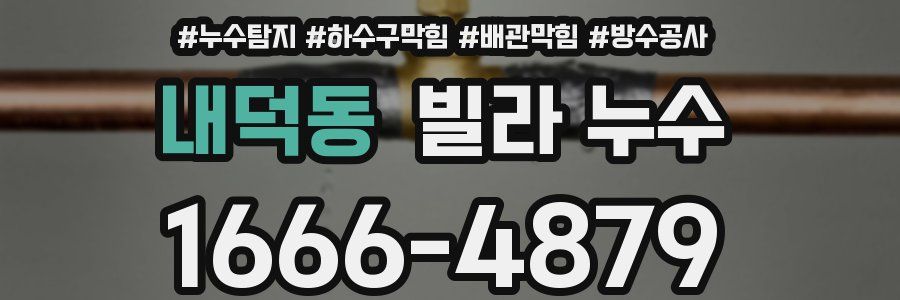 내덕동 빌라 누수