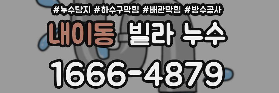 내이동 빌라 누수