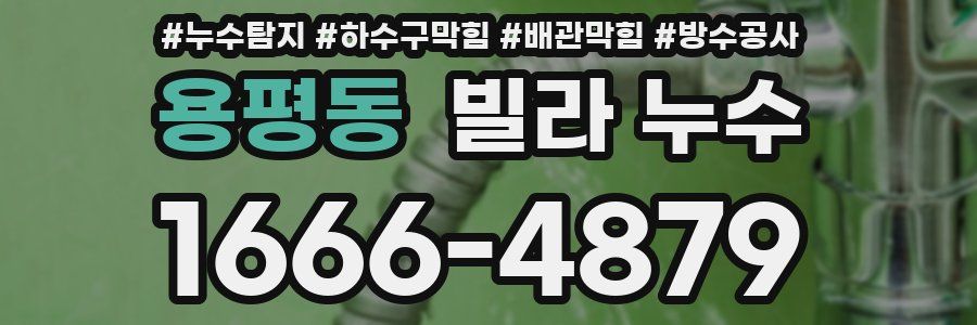 용평동 빌라 누수