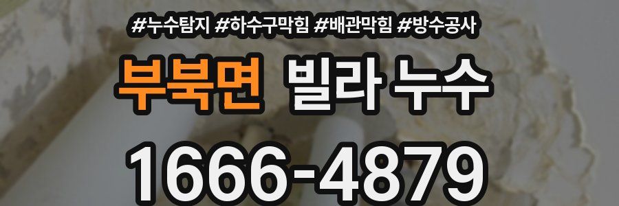 부북면 빌라 누수