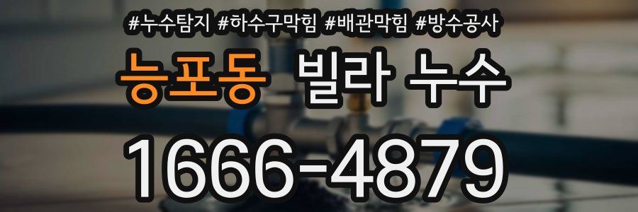 능포동 빌라 누수