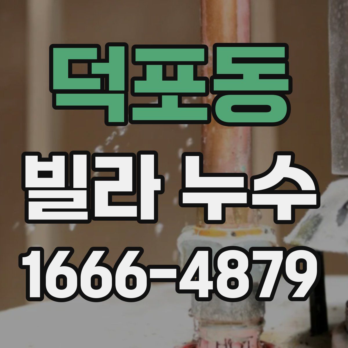 덕포동 빌라 누수