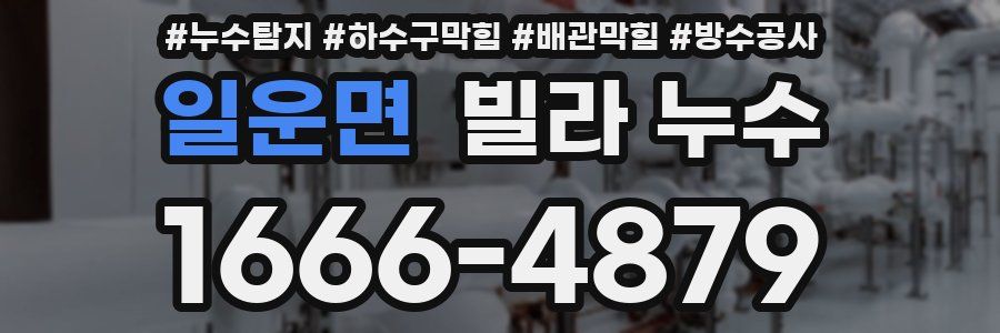 일운면 빌라 누수