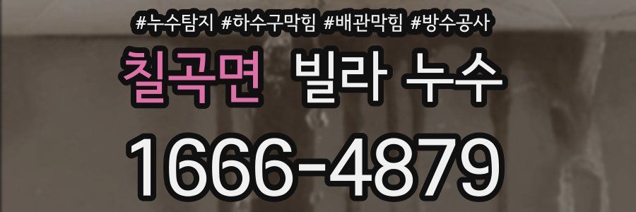 칠곡면 빌라 누수