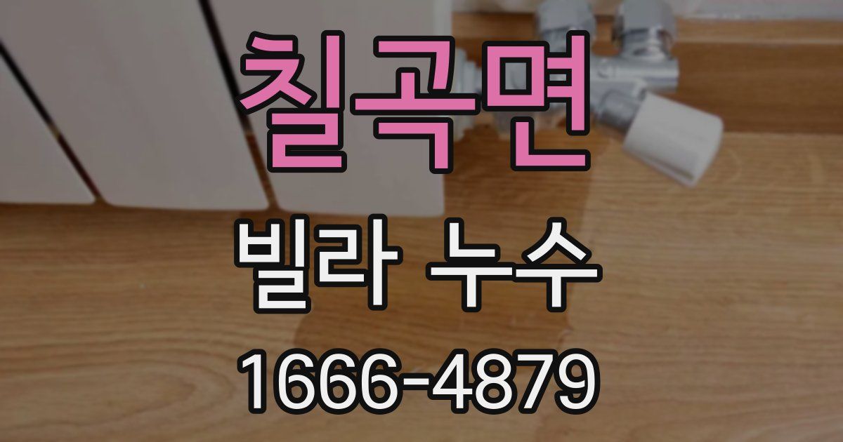 칠곡면 빌라 누수