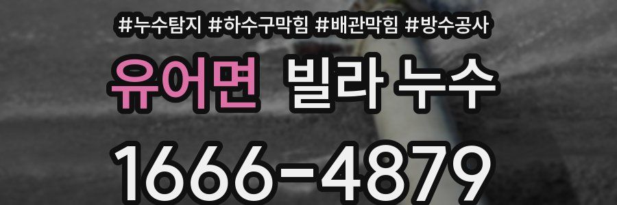 유어면 빌라 누수