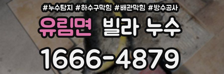 유림면 빌라 누수