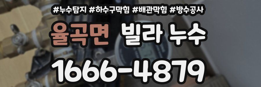 율곡면 빌라 누수
