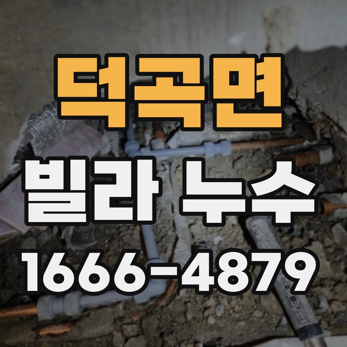 덕곡면 빌라 누수