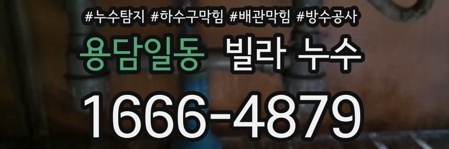 용담일동 빌라 누수