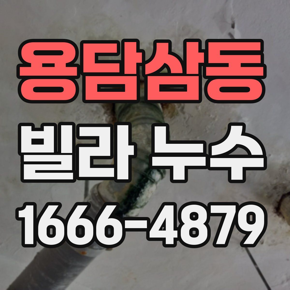 용담삼동 빌라 누수