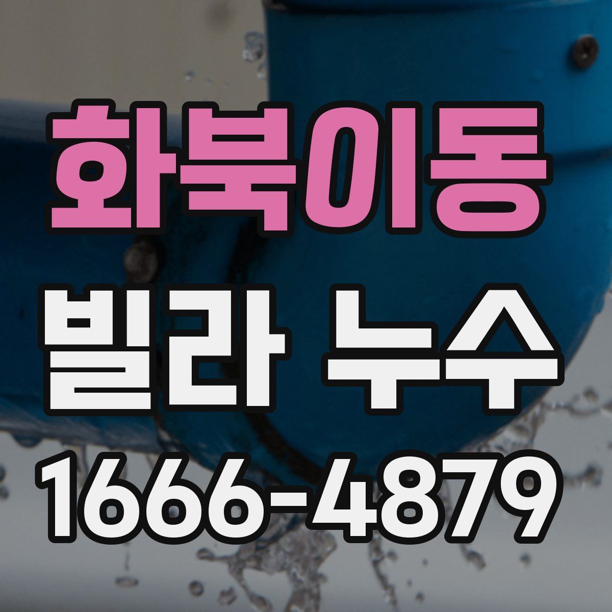 화북이동 빌라 누수