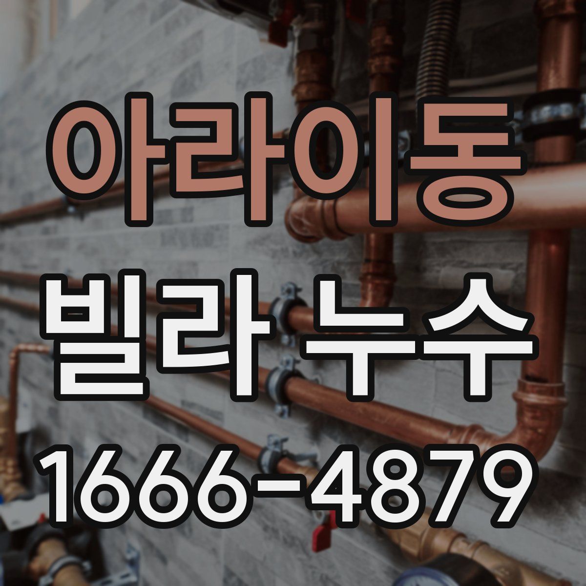 아라이동 빌라 누수