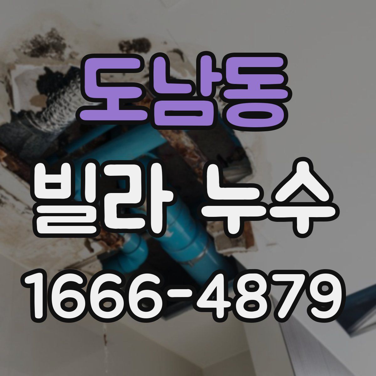 도남동 빌라 누수