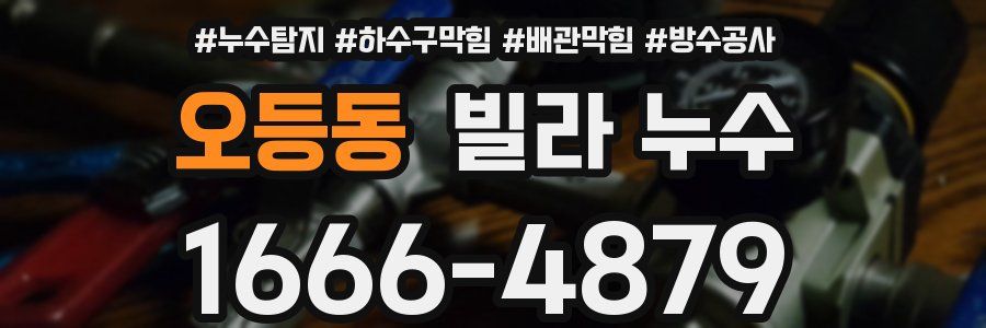 오등동 빌라 누수