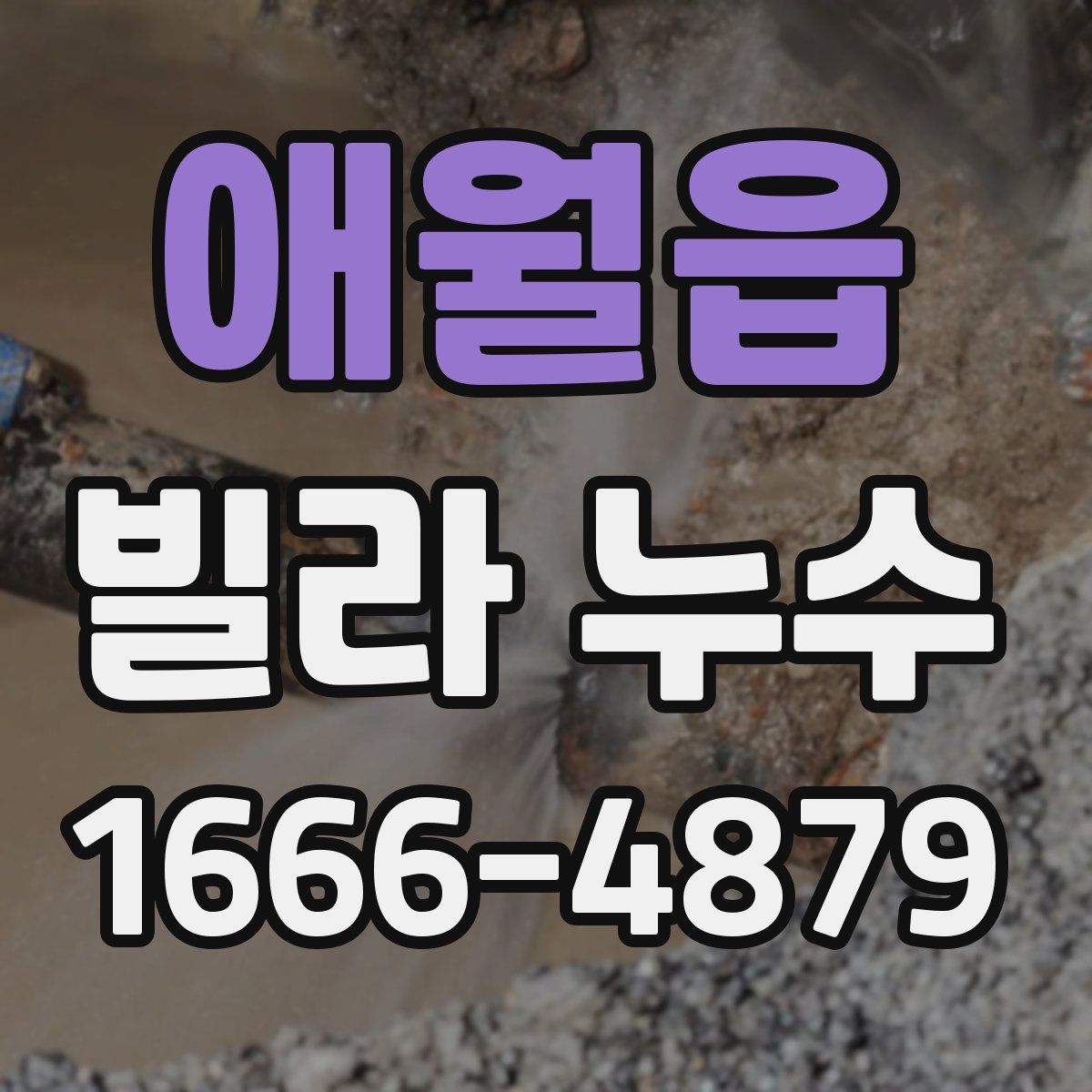 애월읍 빌라 누수