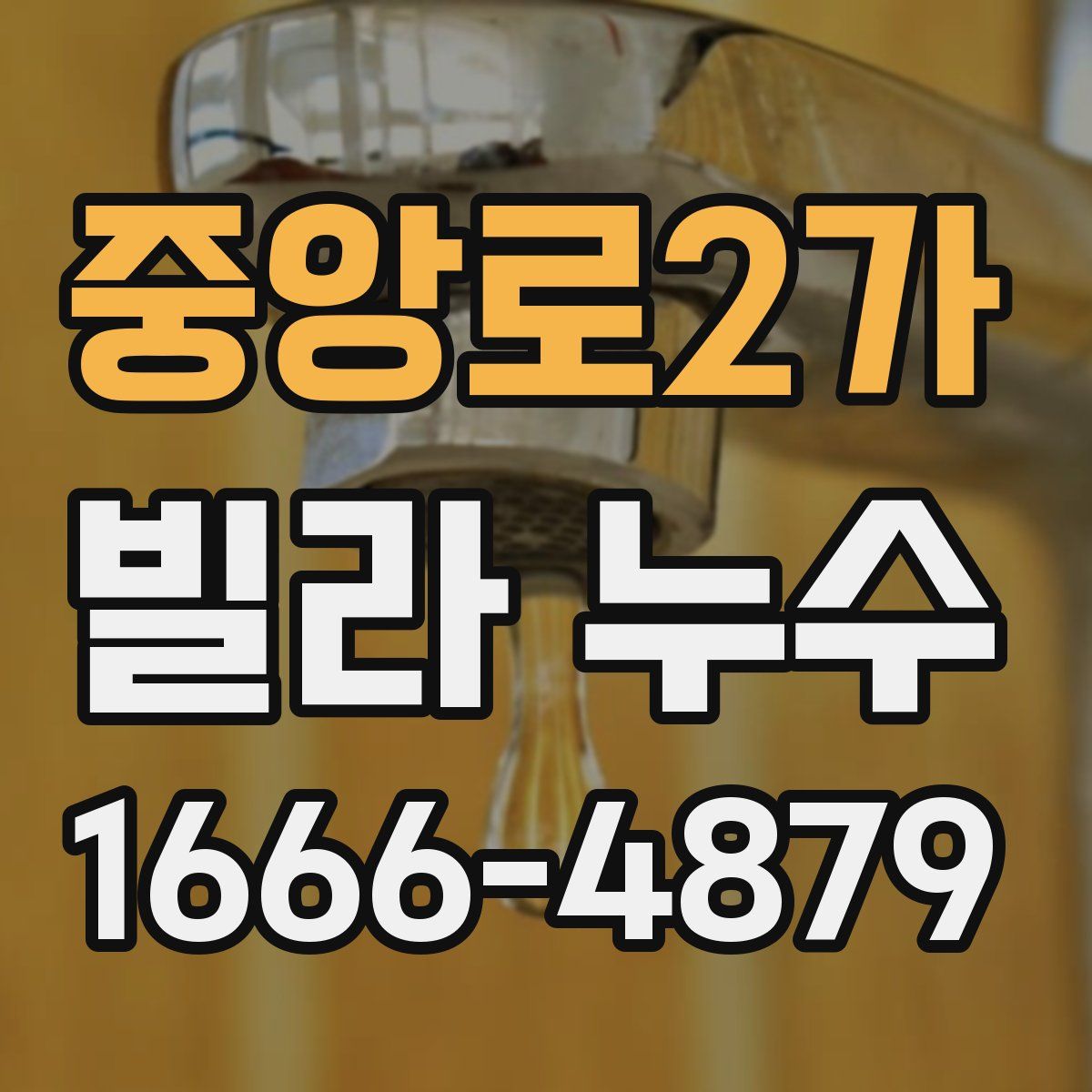 중앙로2가 빌라 누수