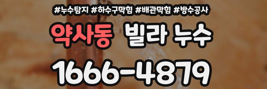 약사동 빌라 누수