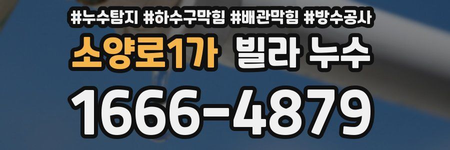 소양로1가 빌라 누수