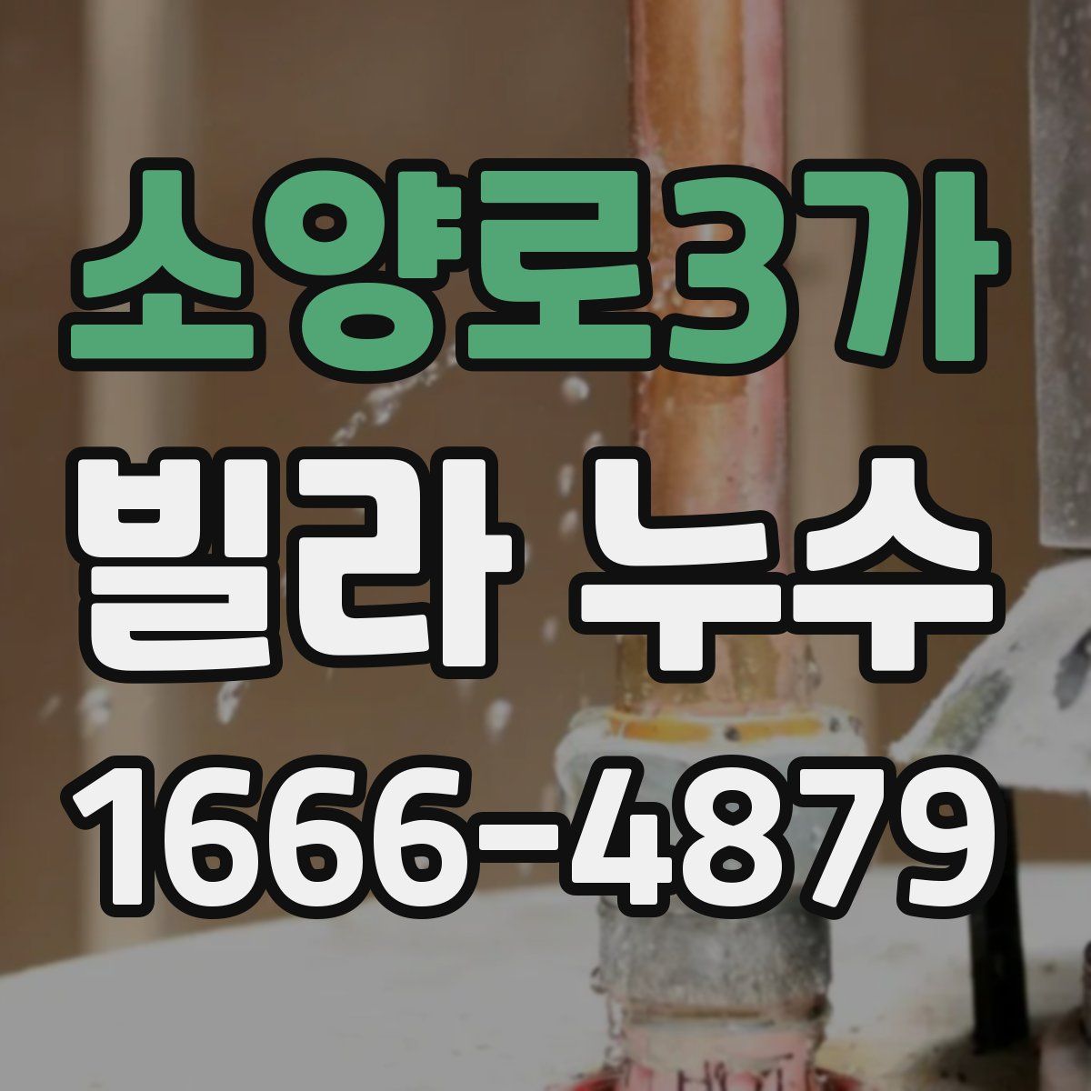 소양로3가 빌라 누수