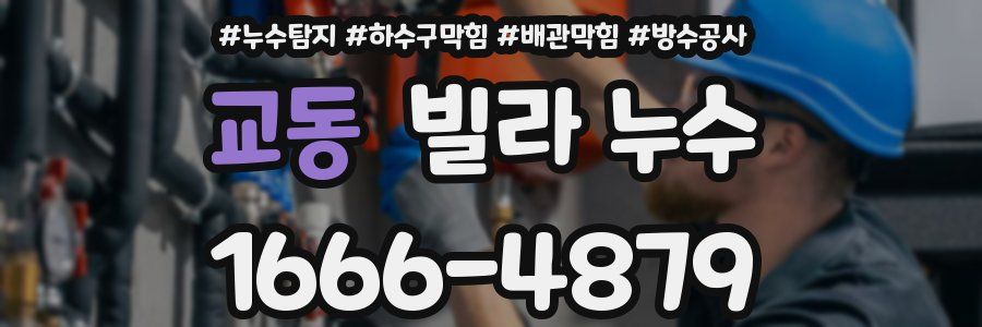 교동 빌라 누수