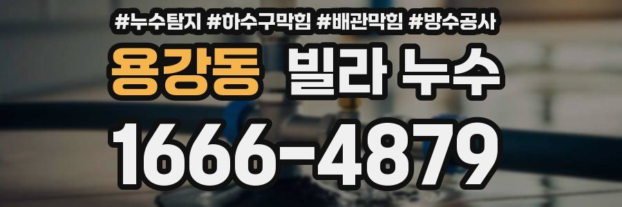 용강동 빌라 누수