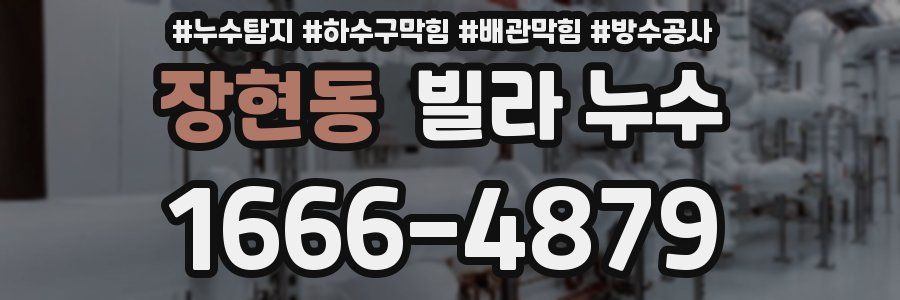 장현동 빌라 누수