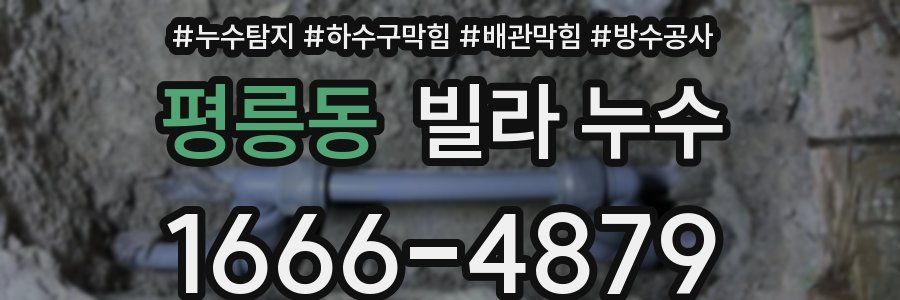 평릉동 빌라 누수