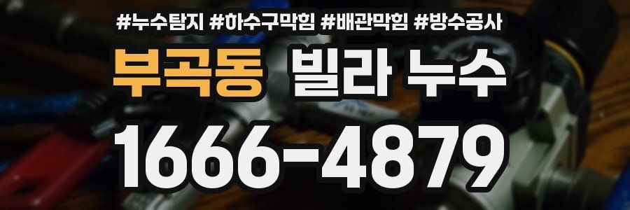 부곡동 빌라 누수