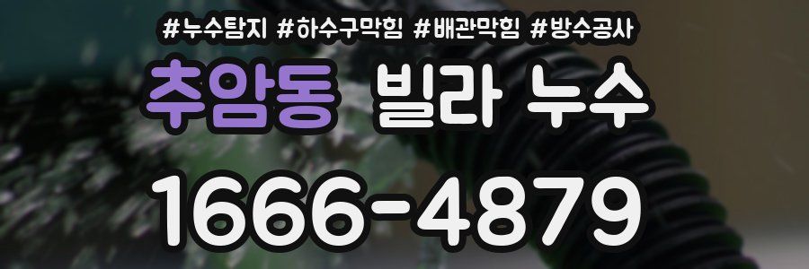추암동 빌라 누수