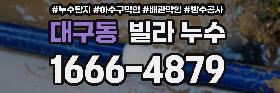 대구동 빌라 누수