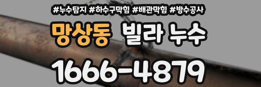 망상동 빌라 누수