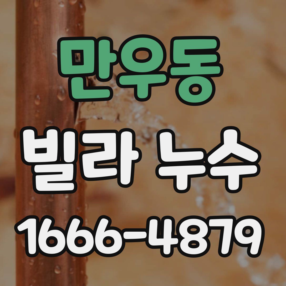 만우동 빌라 누수