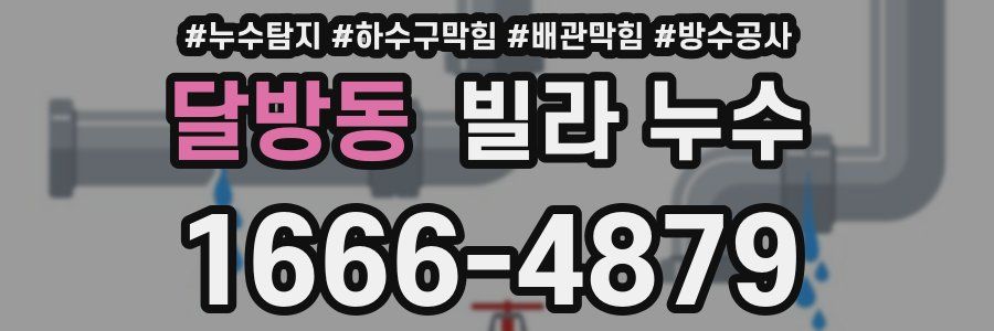 달방동 빌라 누수