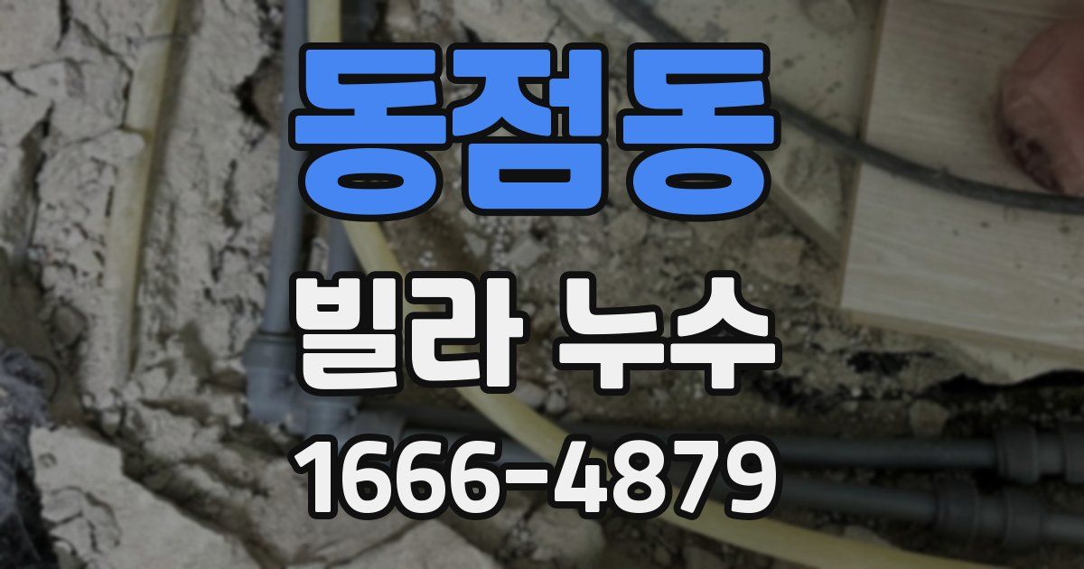 동점동 빌라 누수
