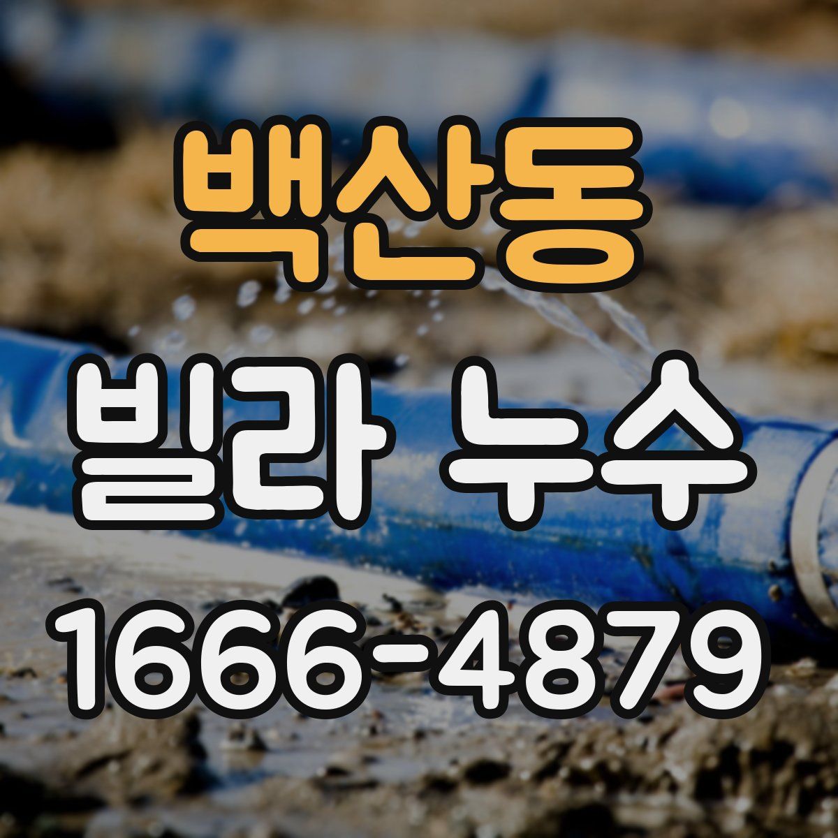 백산동 빌라 누수