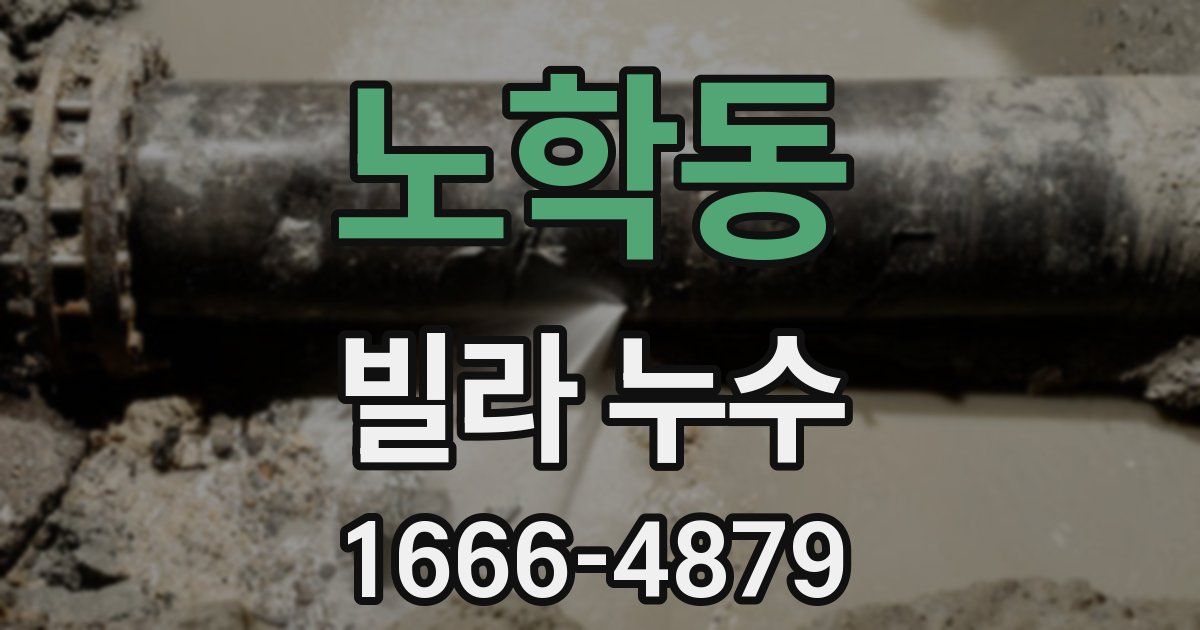 노학동 빌라 누수