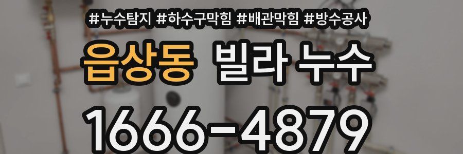 읍상동 빌라 누수