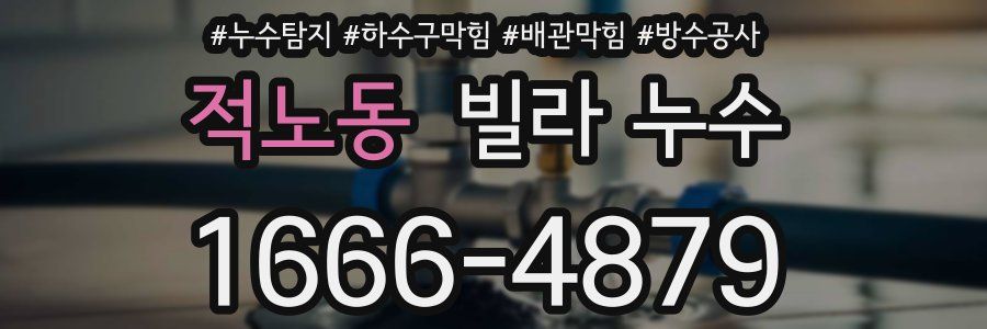 적노동 빌라 누수